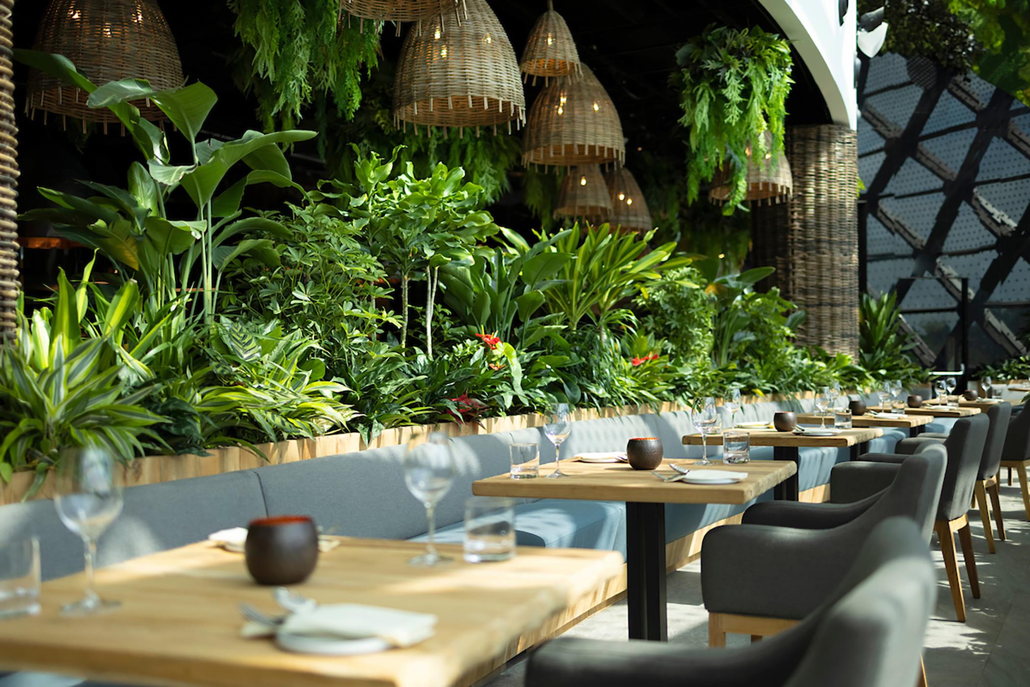 Dusit Thani Laguna Singapore Eksteriør bilde Restaurant interior
