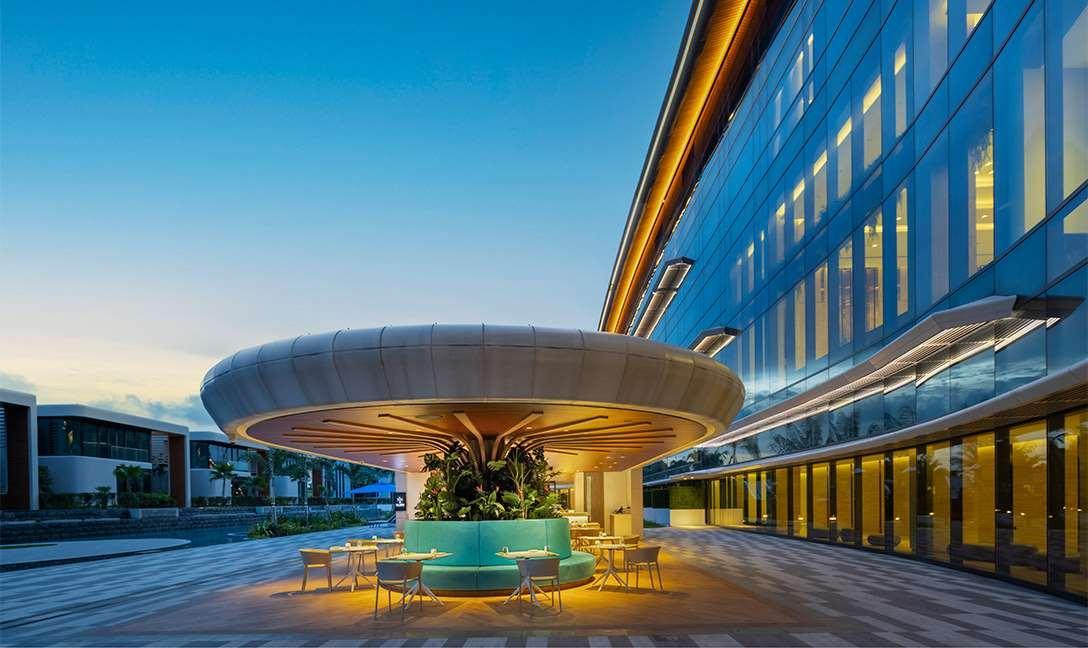Dusit Thani Laguna Singapore Eksteriør bilde The "Mushroom"