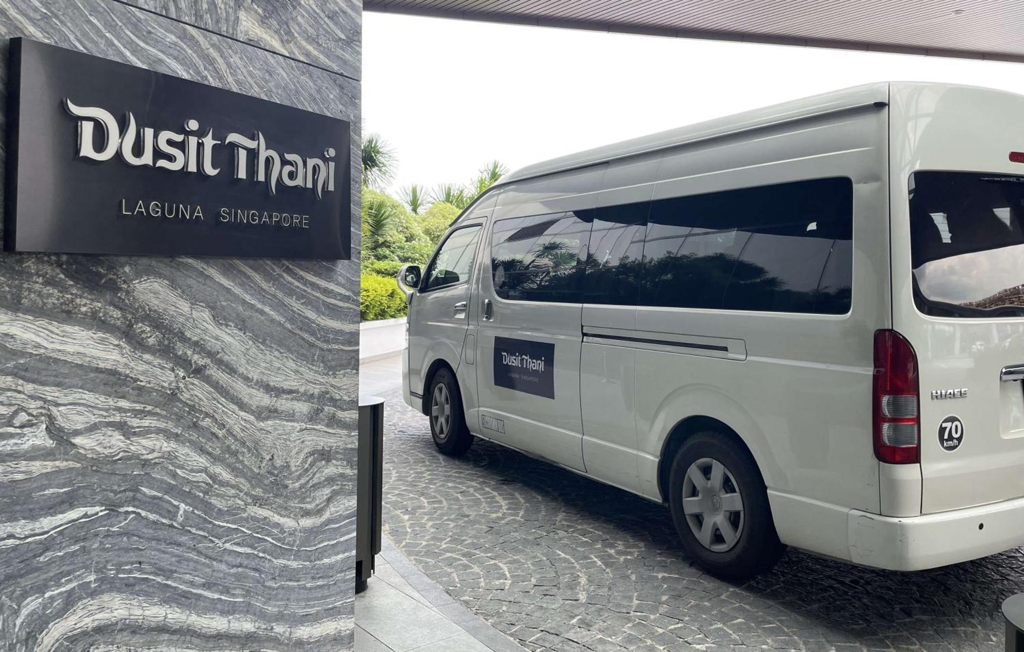 Dusit Thani Laguna Singapore Eksteriør bilde Shuttle Bus
